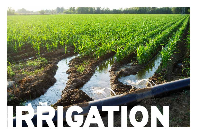 irrigation application, drainage application, flood application