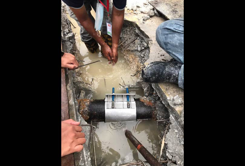 water distribution, pipe repair